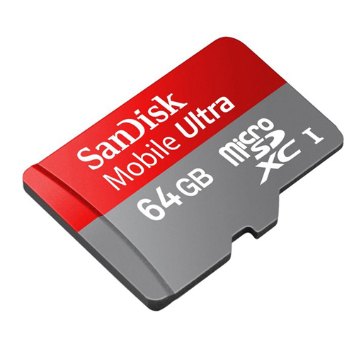 Carte Mmoire SanDisk Ultra Android microSDXC 64GB + SD Adapter 100MB/s