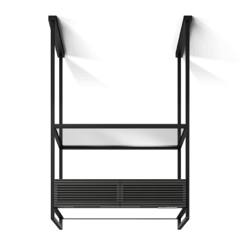 Hottes Elica OPEN SUITE SUPERIOR BL MAT/F/80